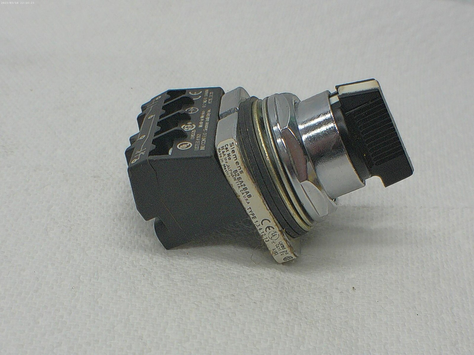 SIEMENS 52SA2BAB SELECTOR SWITCH NSNP
