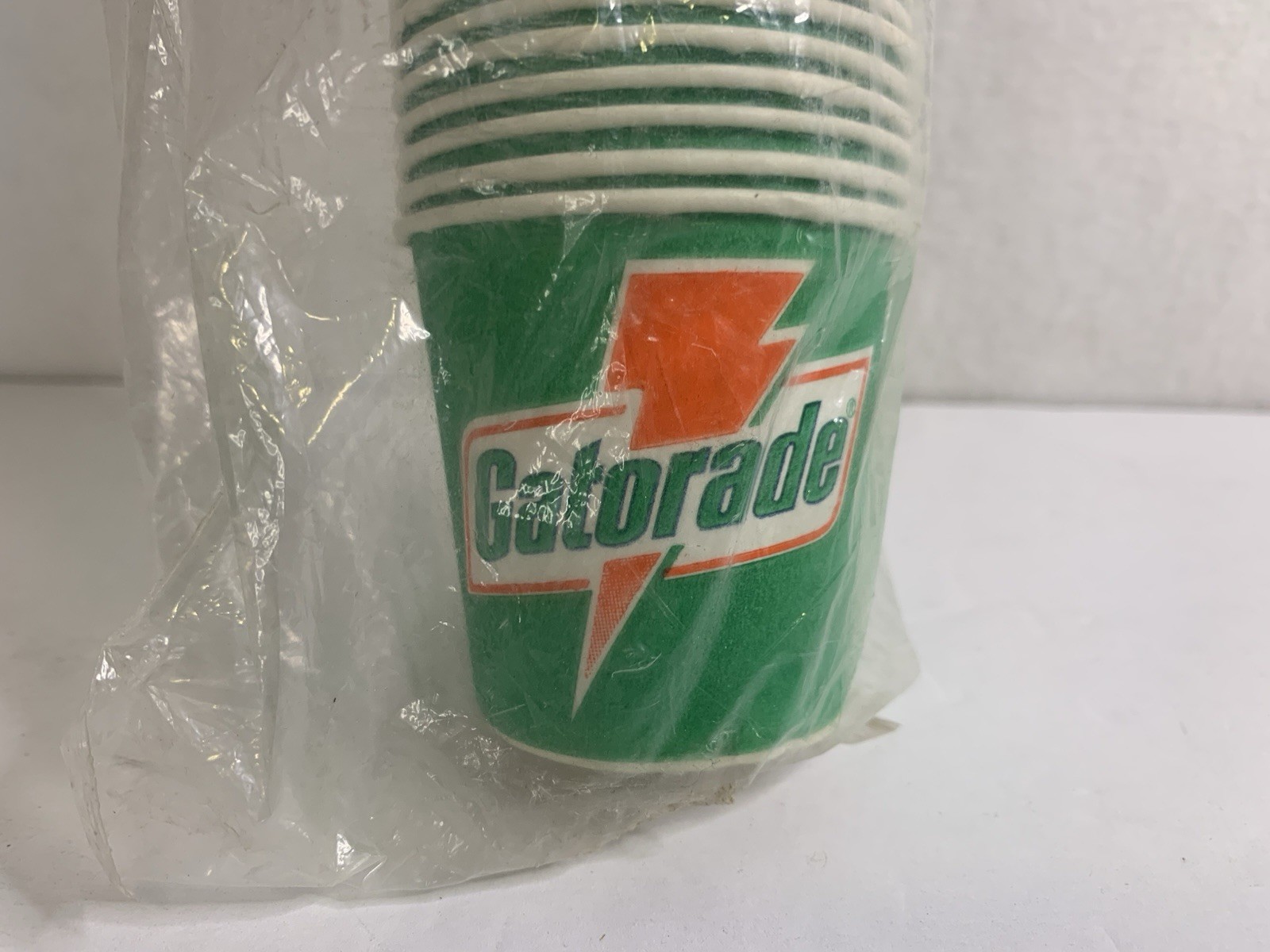 VTG 1994 Gatorade Stokely Van Camp Inc. Wax Paper Cups 2 1/4” Game Field Sports