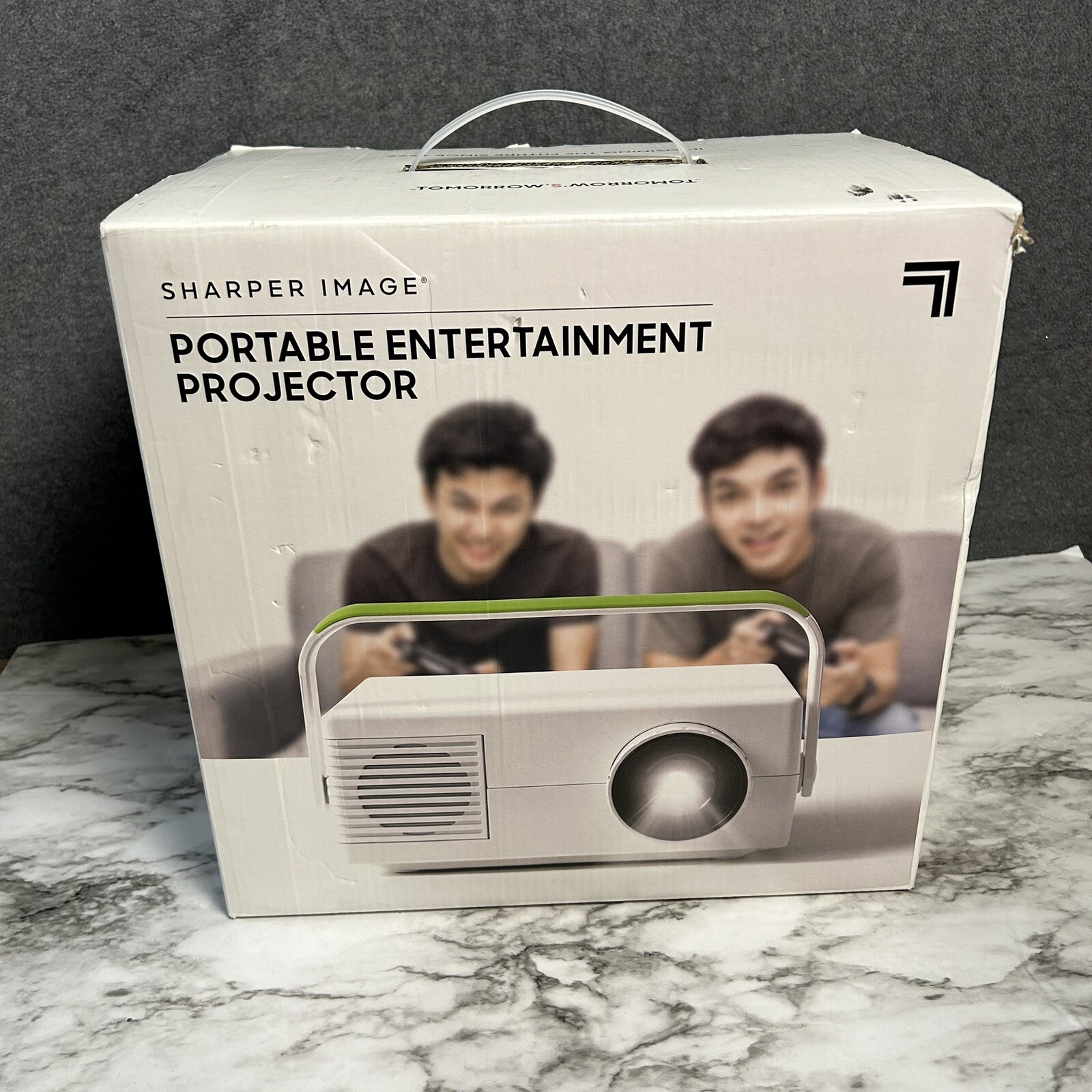 Sharper Image Portable Entertainment Projector Brand New Open Box