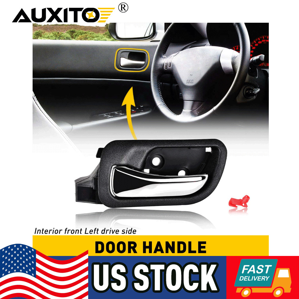 Interior Door Handle For 2003-2007 Honda Accord Front Driver Side Sedan Plastic