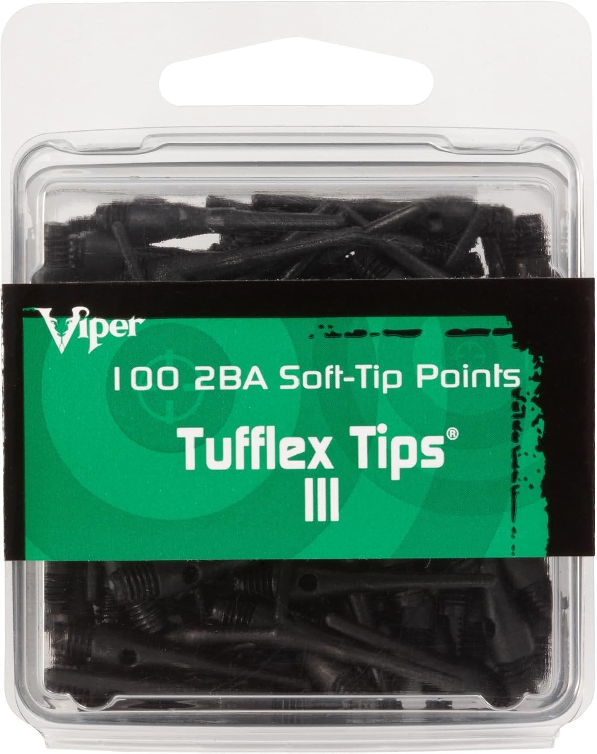 Viper Dart Accessory Tufflex III 2BA Thread Replacement Soft Tip Dart Points,...