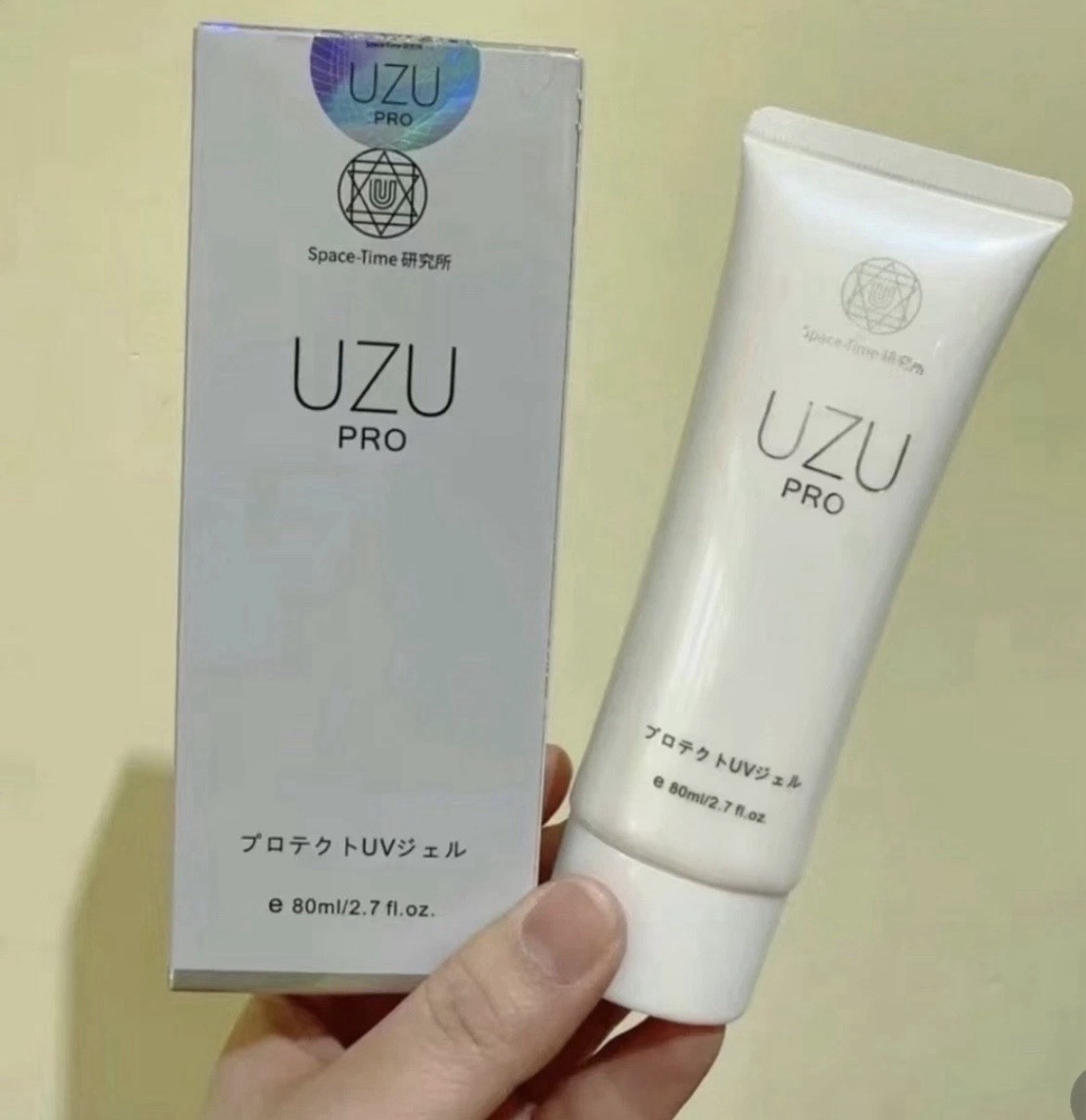 Space time UZU PRO UV Block Hydrating Sunscreen Cream 80ml SPF50 PA+++