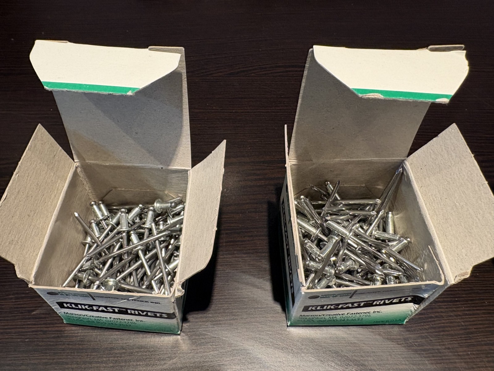 Marson HP-2 Rivet Kit #39001 Complete Set Made in USA