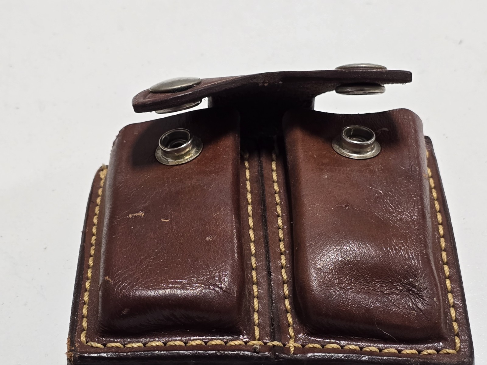 Smith & Wesson Double Magazine Ammunition Leather Pouch Case 134