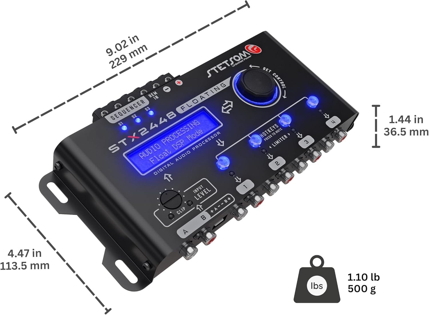 FLOATING PRO - Full Professional DSP, Digital Signal, Processor PRO, Crossove...