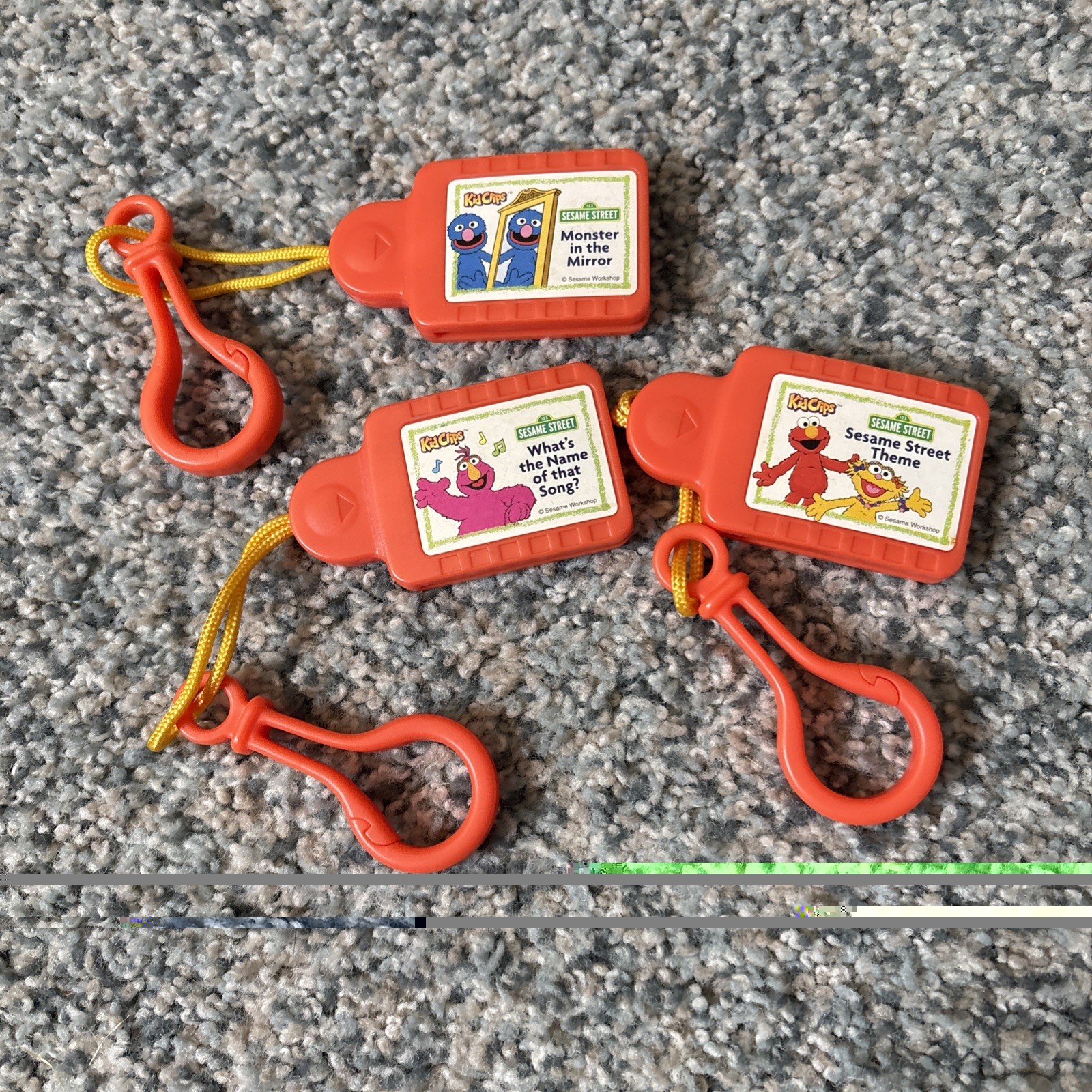Lot Of 3 Sesame Street Kid Clips Monster In The Mirror, Main Theme, Name Of Song