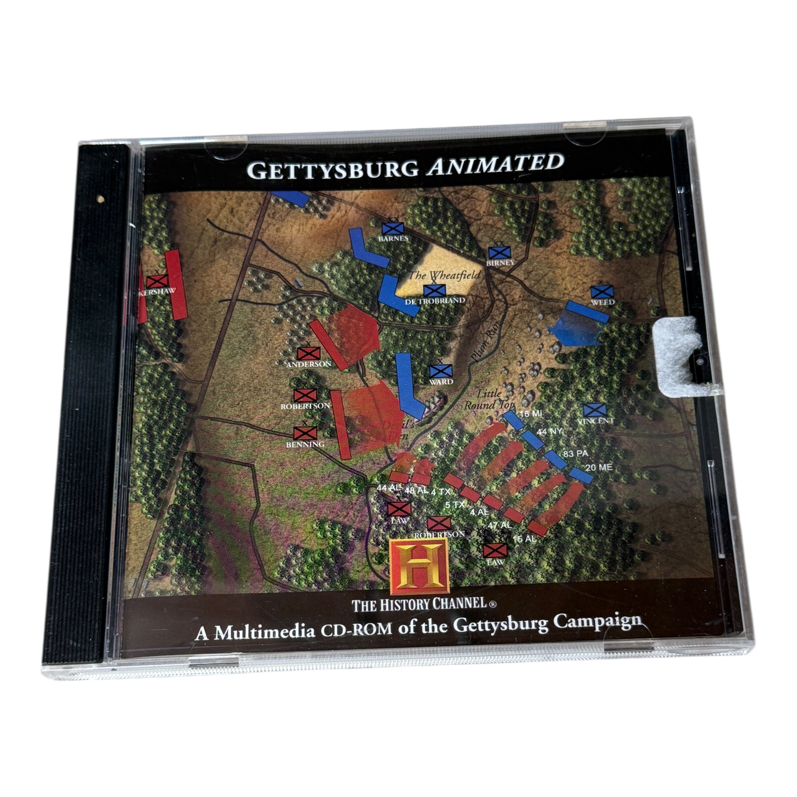 Gettysburg Animated Multimedia CD for Windows 95/98/2000 CD-ROM History Channel