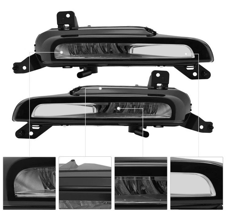 For 2016-2018 Range Rover Evoque LED DRL Daytime Running Fog Light Lamp Pair Set