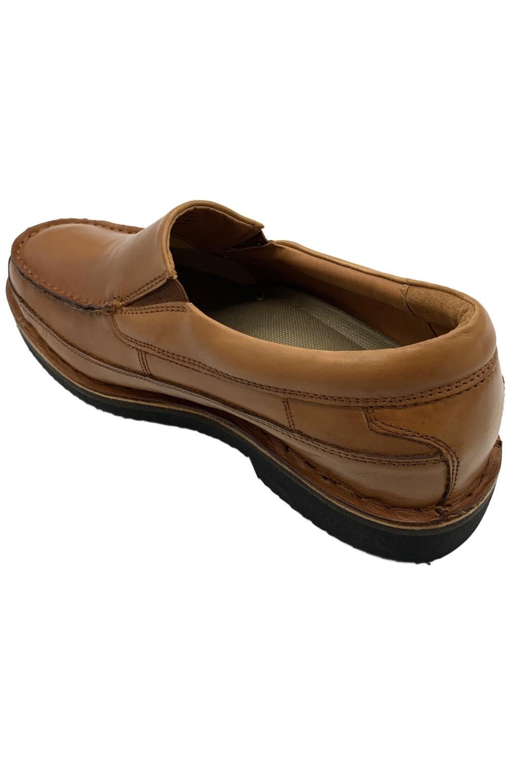 Propet Men's Flynn Dress Shoe Loafers Tan