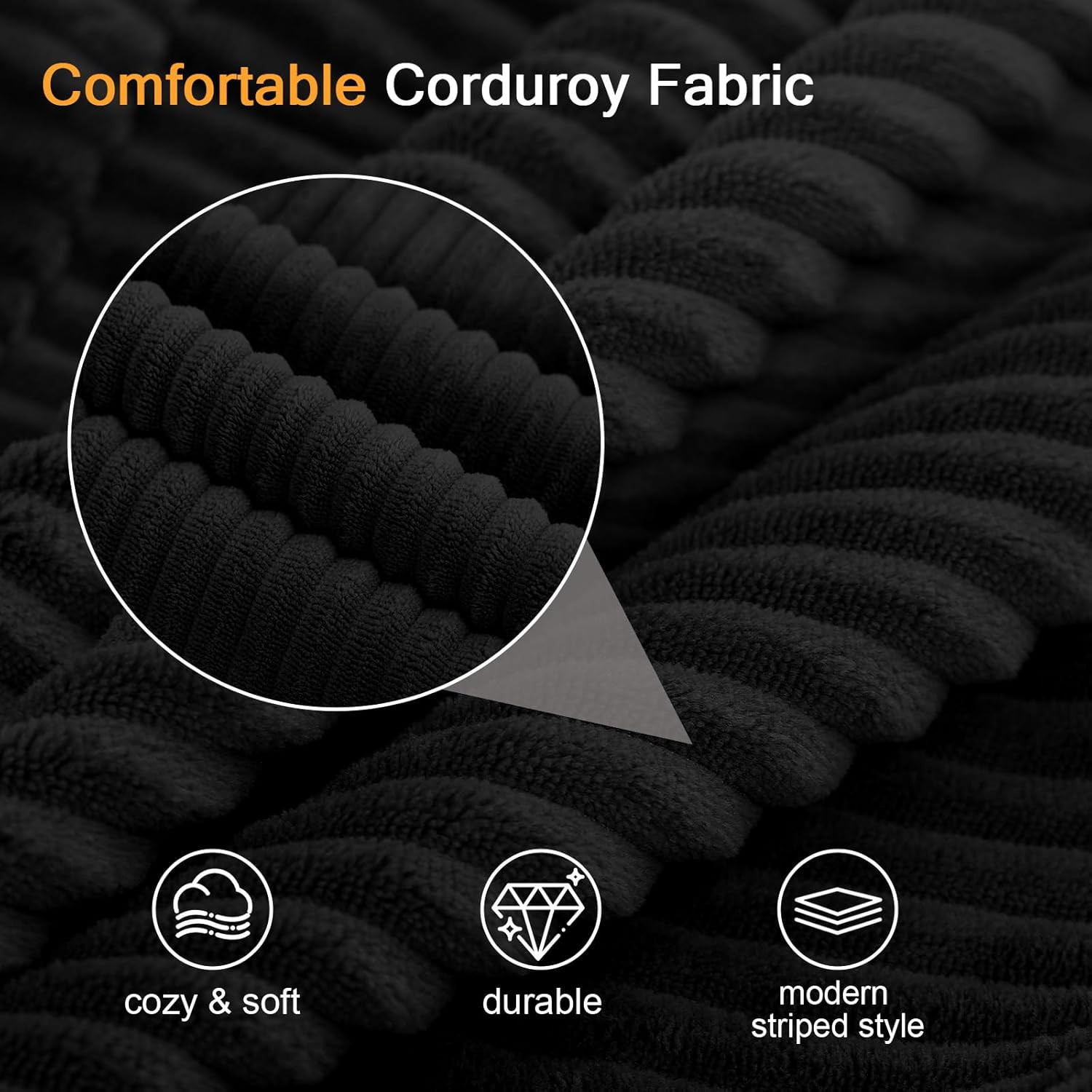 COMAX Futon Sofa Bed, Convertible Folding Sofa Bed, Boneless Couch Loveseat Cord