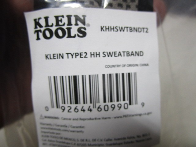 3 PACK Klein Tools KHHSWTBNDT2 Full Brim Type-2 Hard Hat Replacement Sweatband
