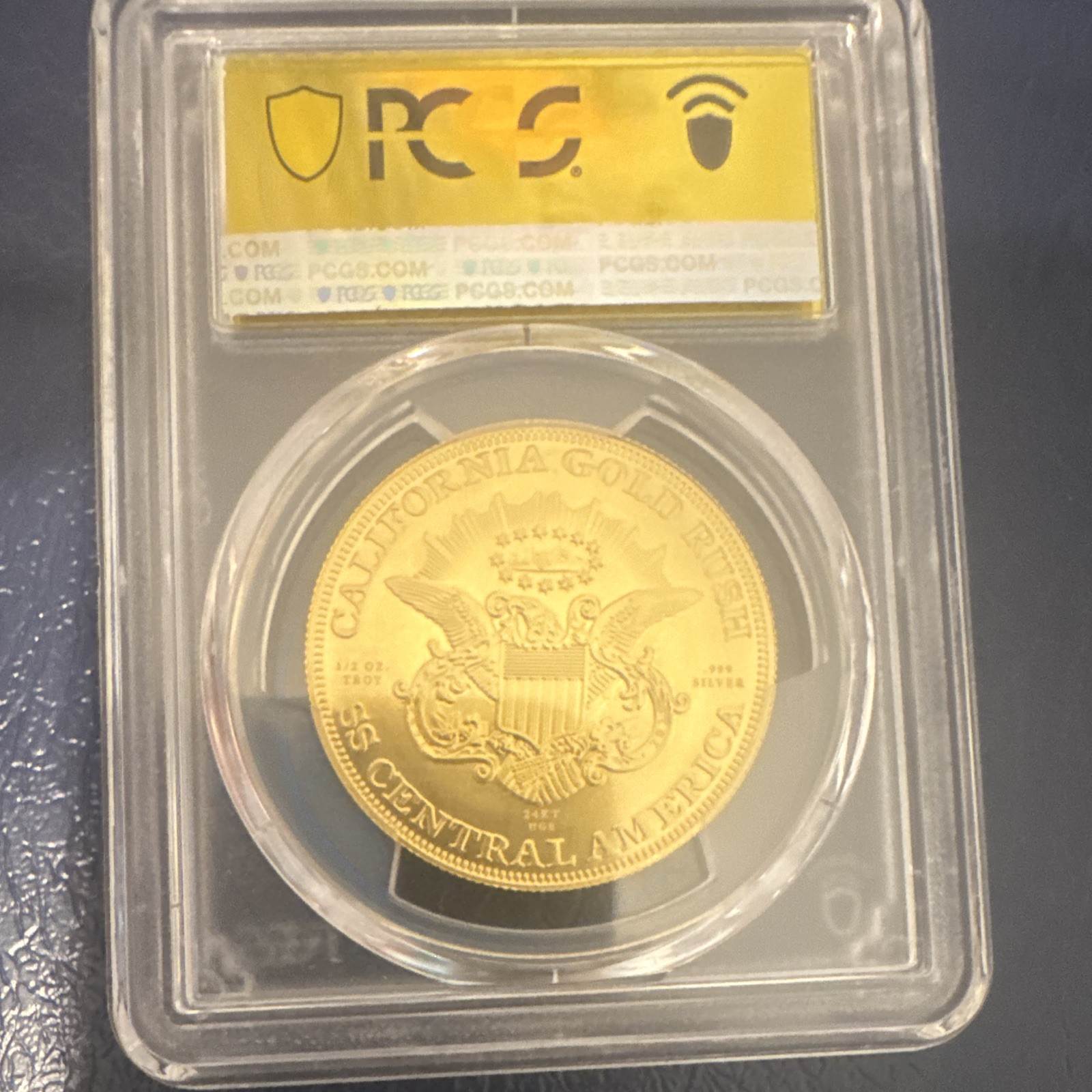 2025 SSCA Commemorative Restrike “1849” Silver PCGS Gem Unc, CA Mint