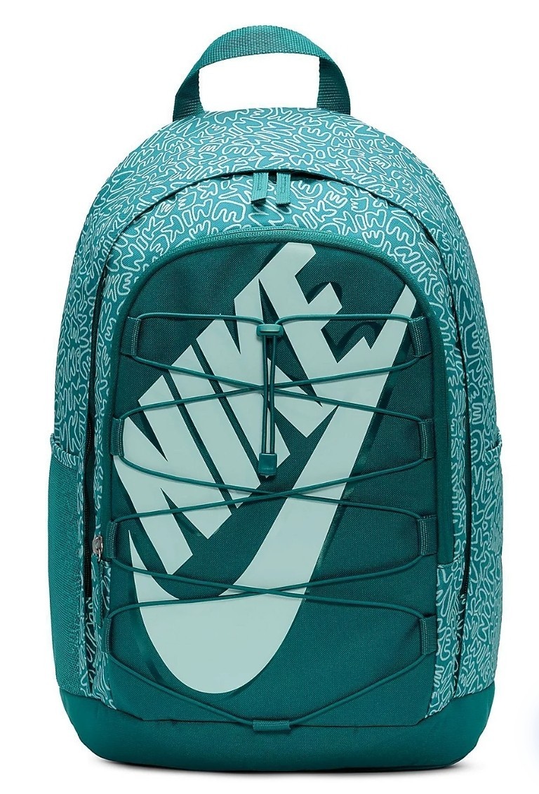 Nike Backpack Unisex Hayward Scribble School Travel Bag Teal Green Adult Kid