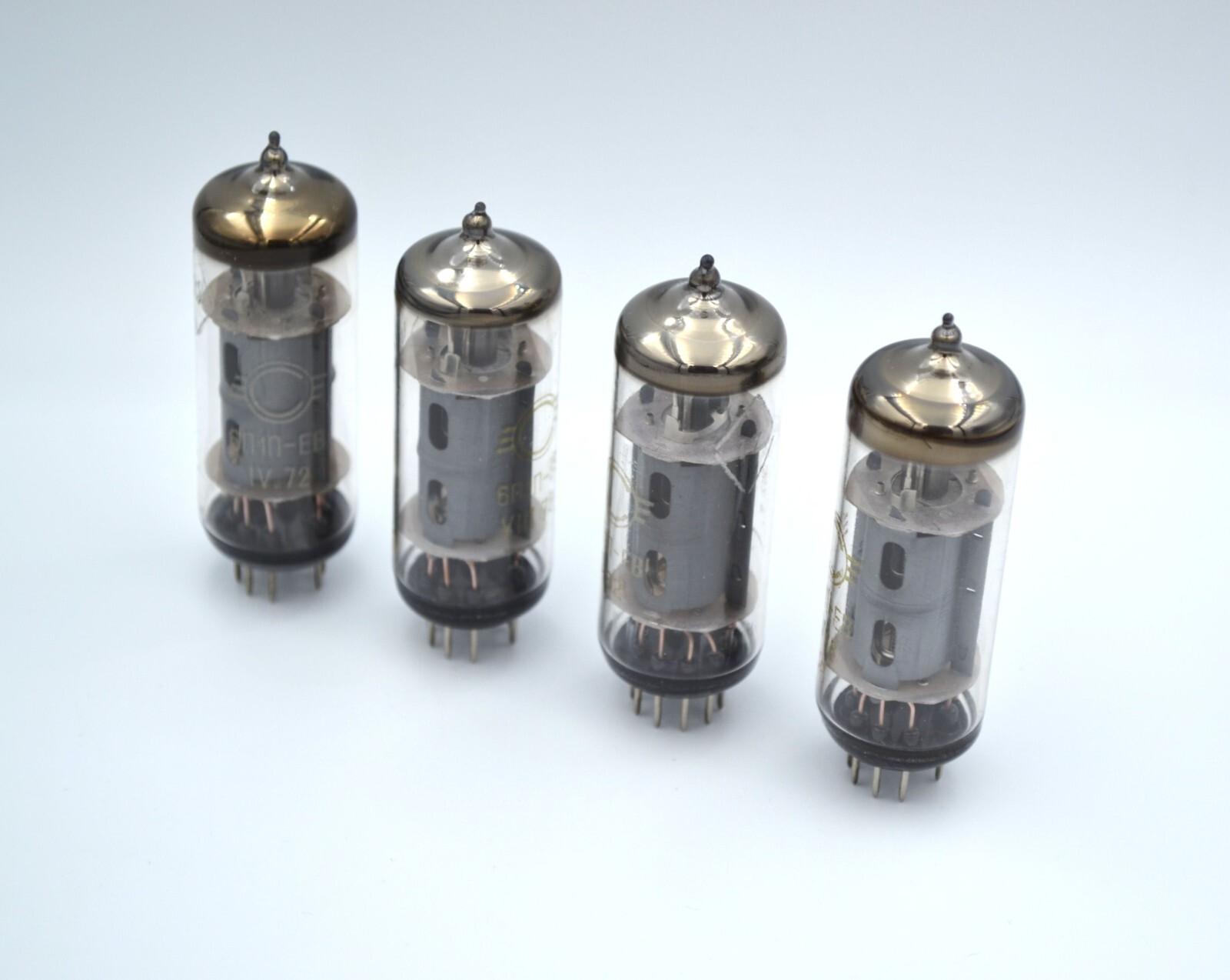 4pcs New 6P1P-EV Svetlana Matched Quad tube 6AQ5 EL90 NOS