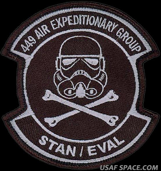 USAF 449th AIR EXPEDITIONARY GROUP - STAN-EVAL - ORIGINAL US AIR FORCE VEL PATCH