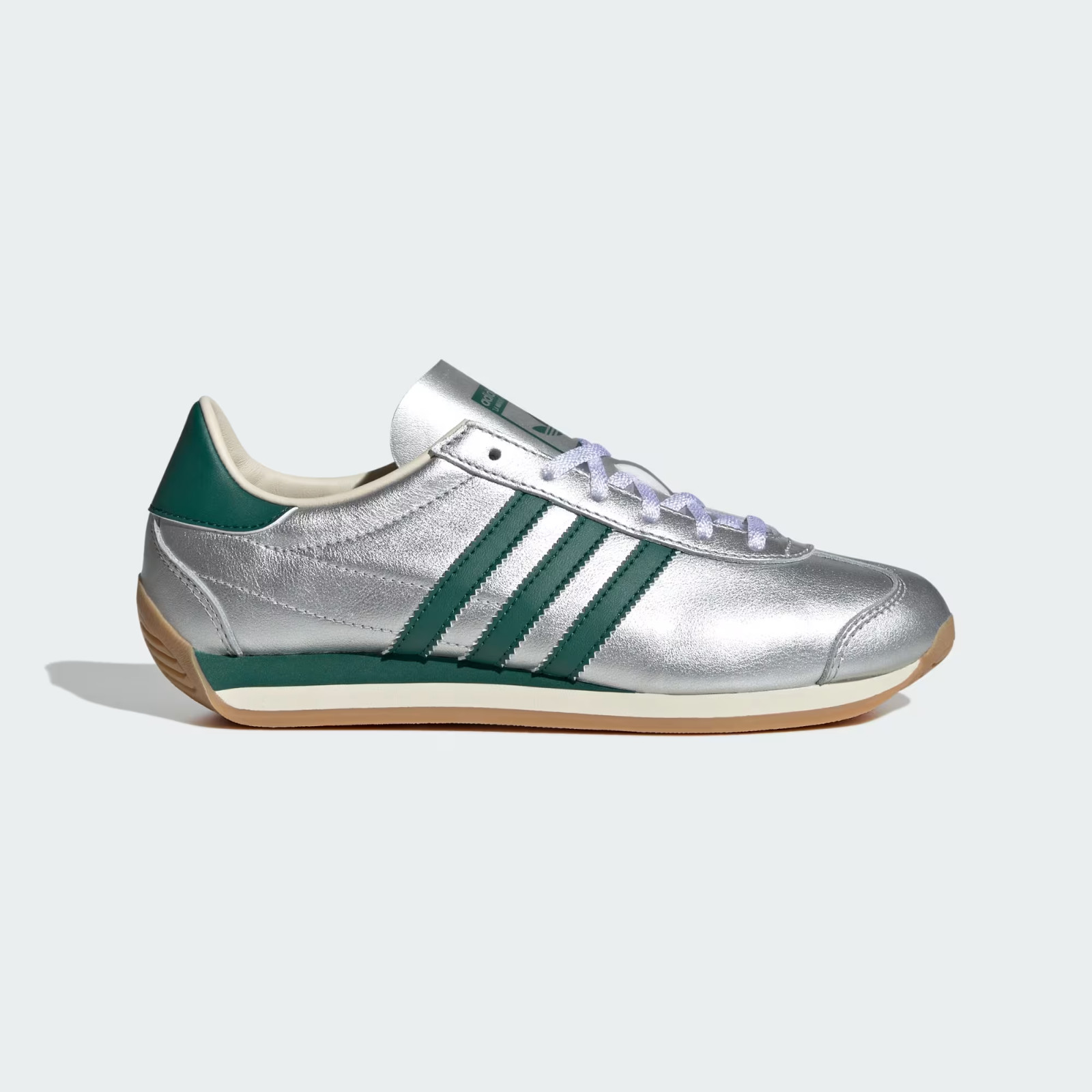 Adidas Women's Country OG 'Silver Metallic Collegiate Green' Shoes IE8412