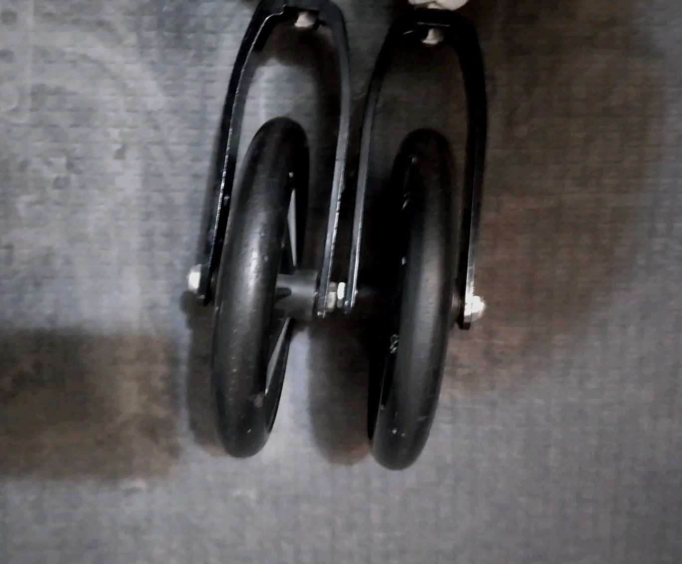 Drive Front Caster Wheels With Fork Assembly