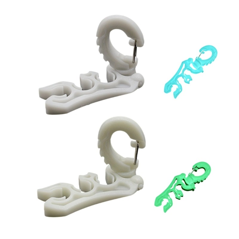 Luminously Scubas Diving Hose Holder Clip Diving Double BCD Hose Clip Enduring