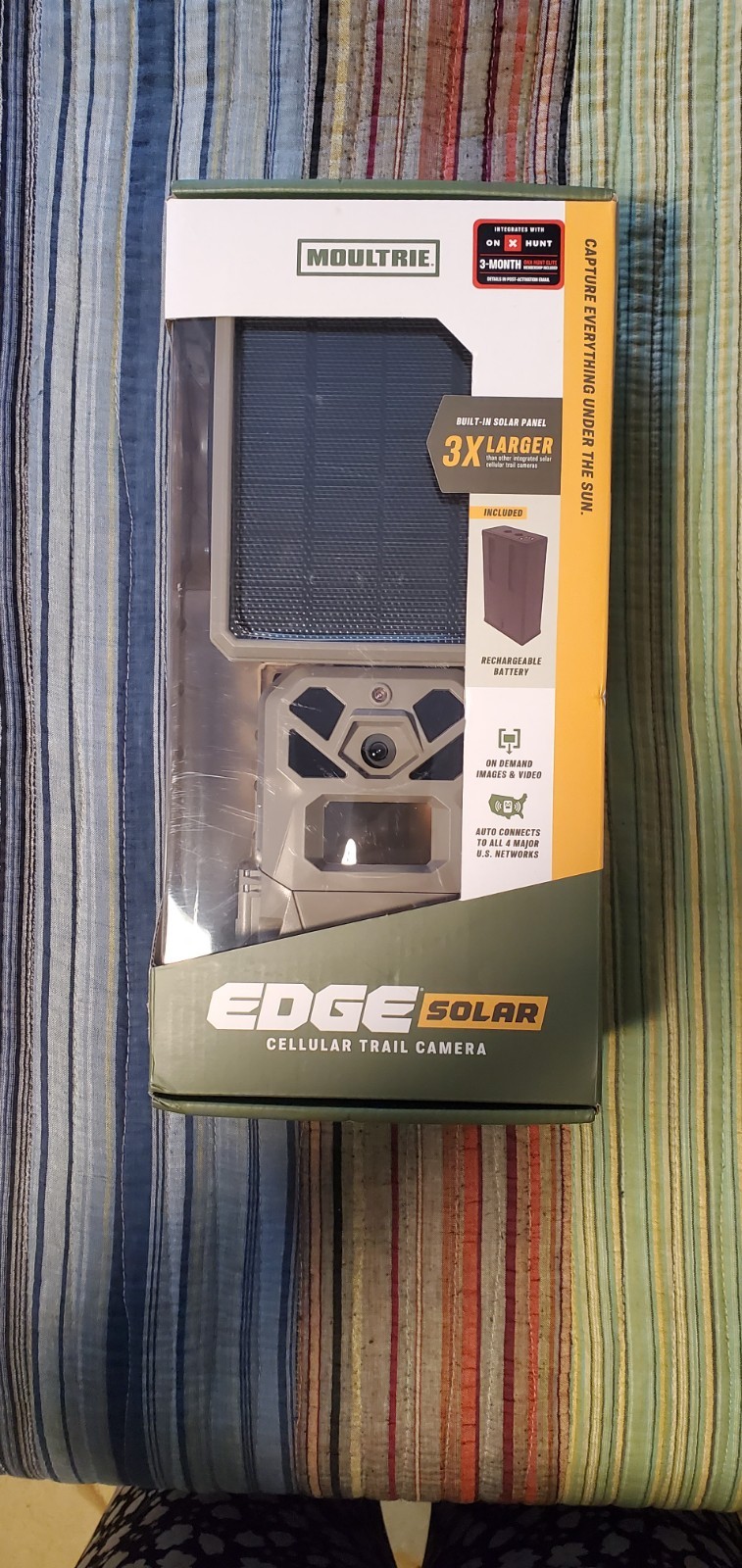 Moultrie Edge Solar Cellular Trail Camera – New In Box