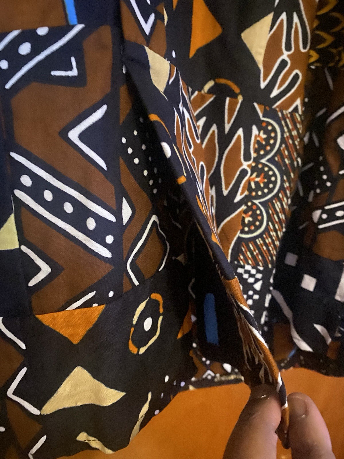African Ankara Blazer, Size XL