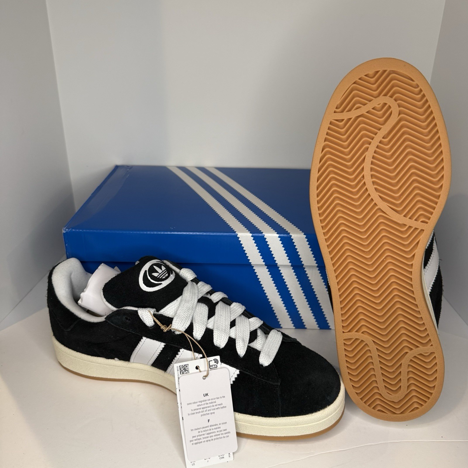 Adidas Campus 00s Men's Core Black/Cloud White Gum (HQ8708)