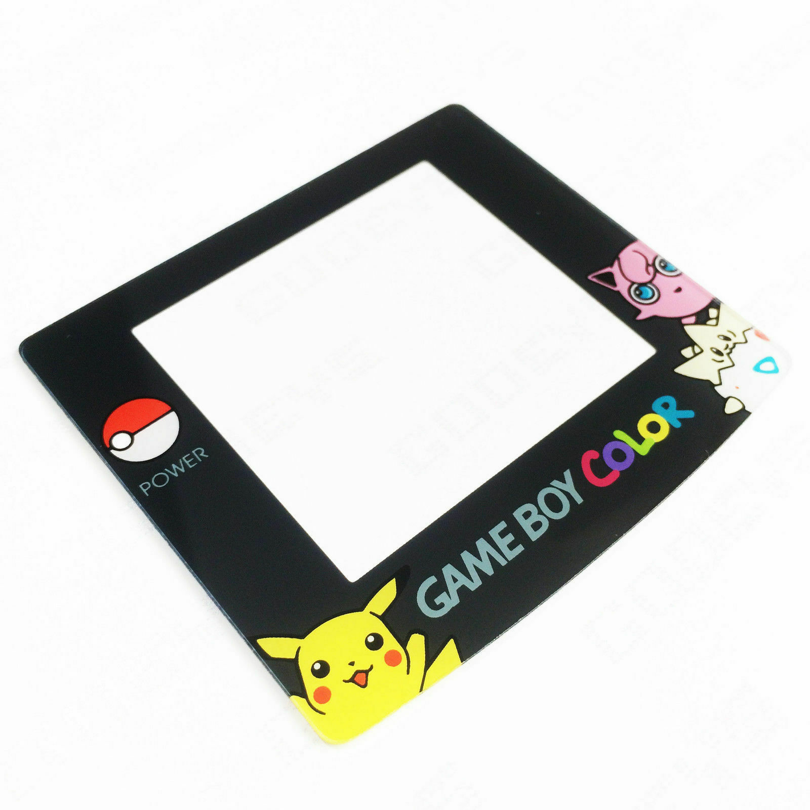 Game Boy Color GBC -Replacement Screen Lens Cover - Pokémon Jigglypuff - NEW