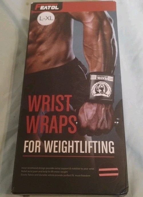 Wrist Wraps for Weightlifting Men Women (Dual Support),    L/XL