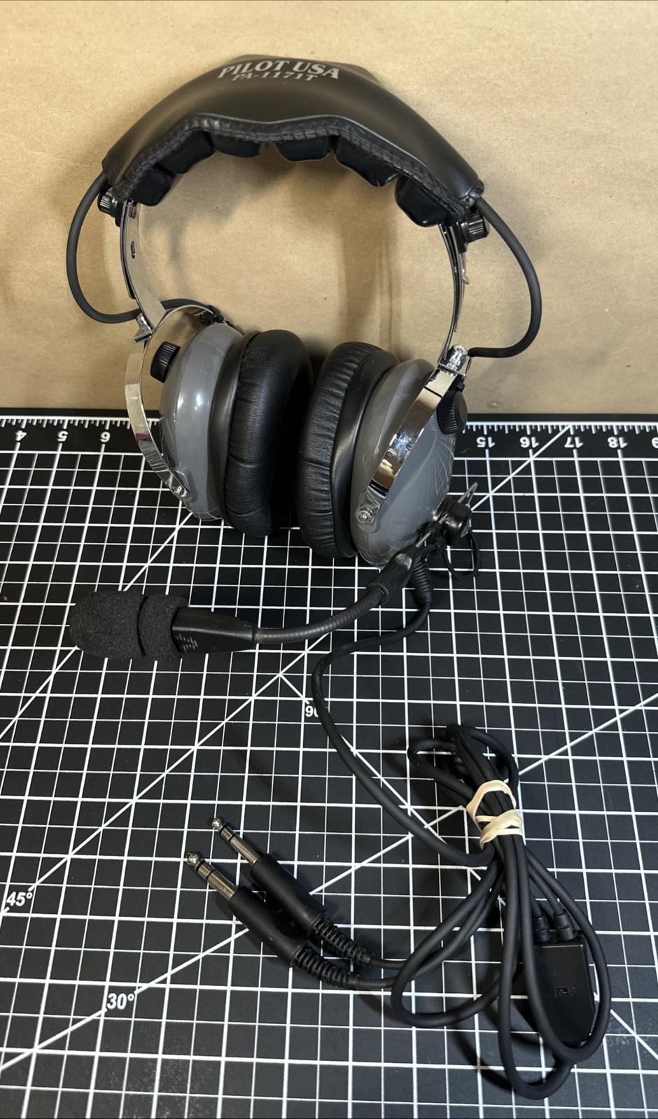 PILOT USA PA-1171T Passive Headset **VERY GOOD CONDITION**
