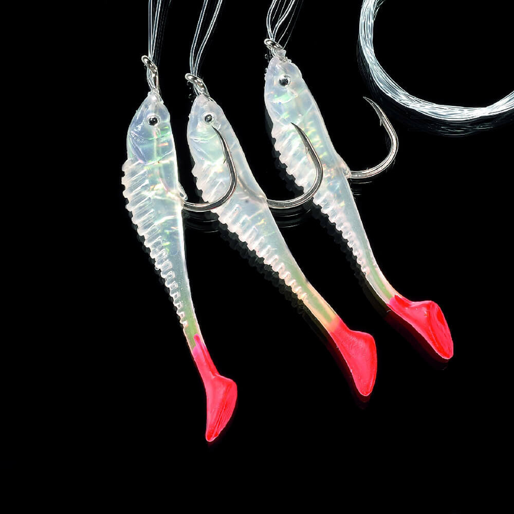 Jenzi Norway Paternoster with Rubber Fish and 3 Arms Sea Tippet Tippet
