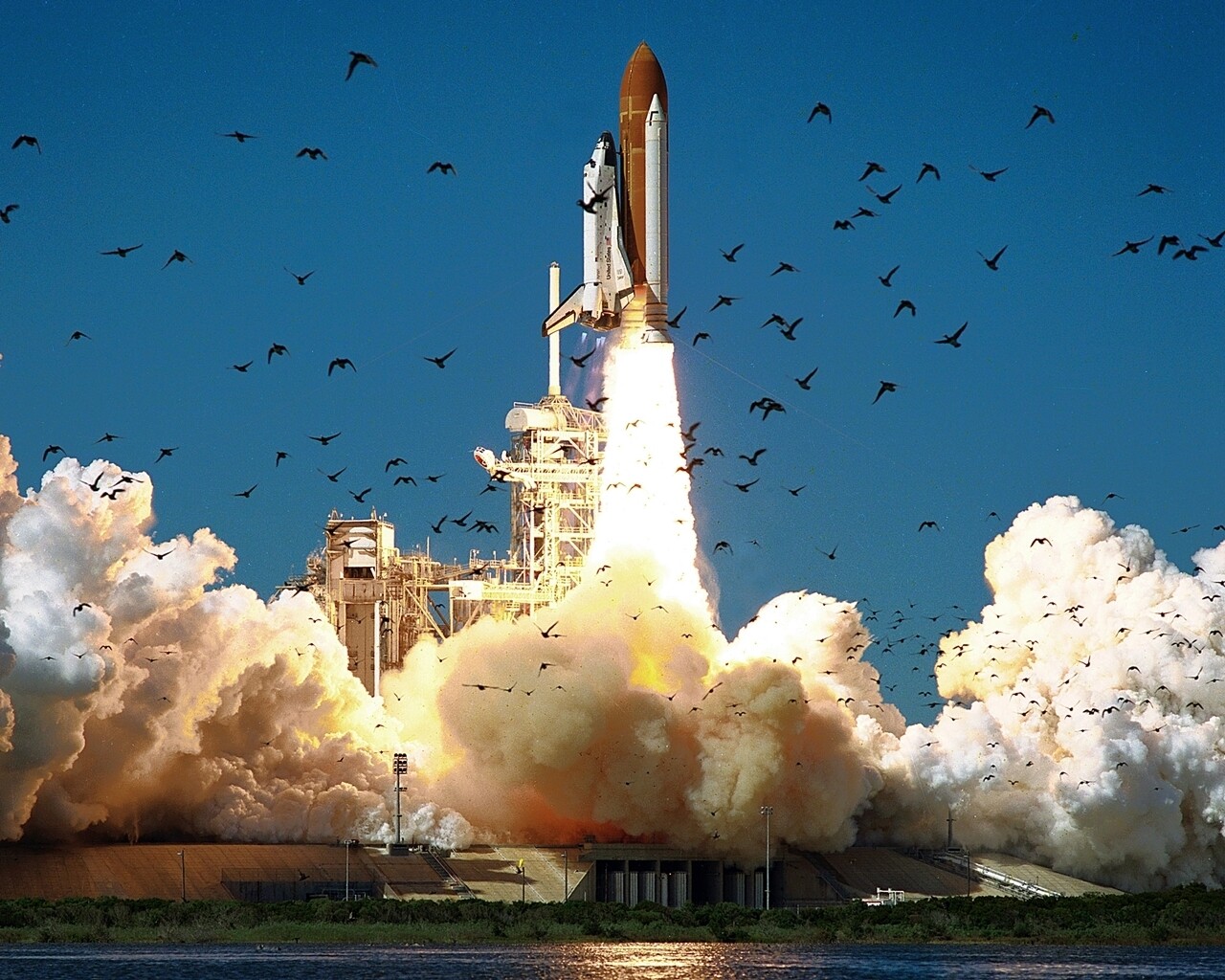 New 11x14 Photo: Launch of Ill-Fated Space Shuttle Challenger, Mission STS-51-L
