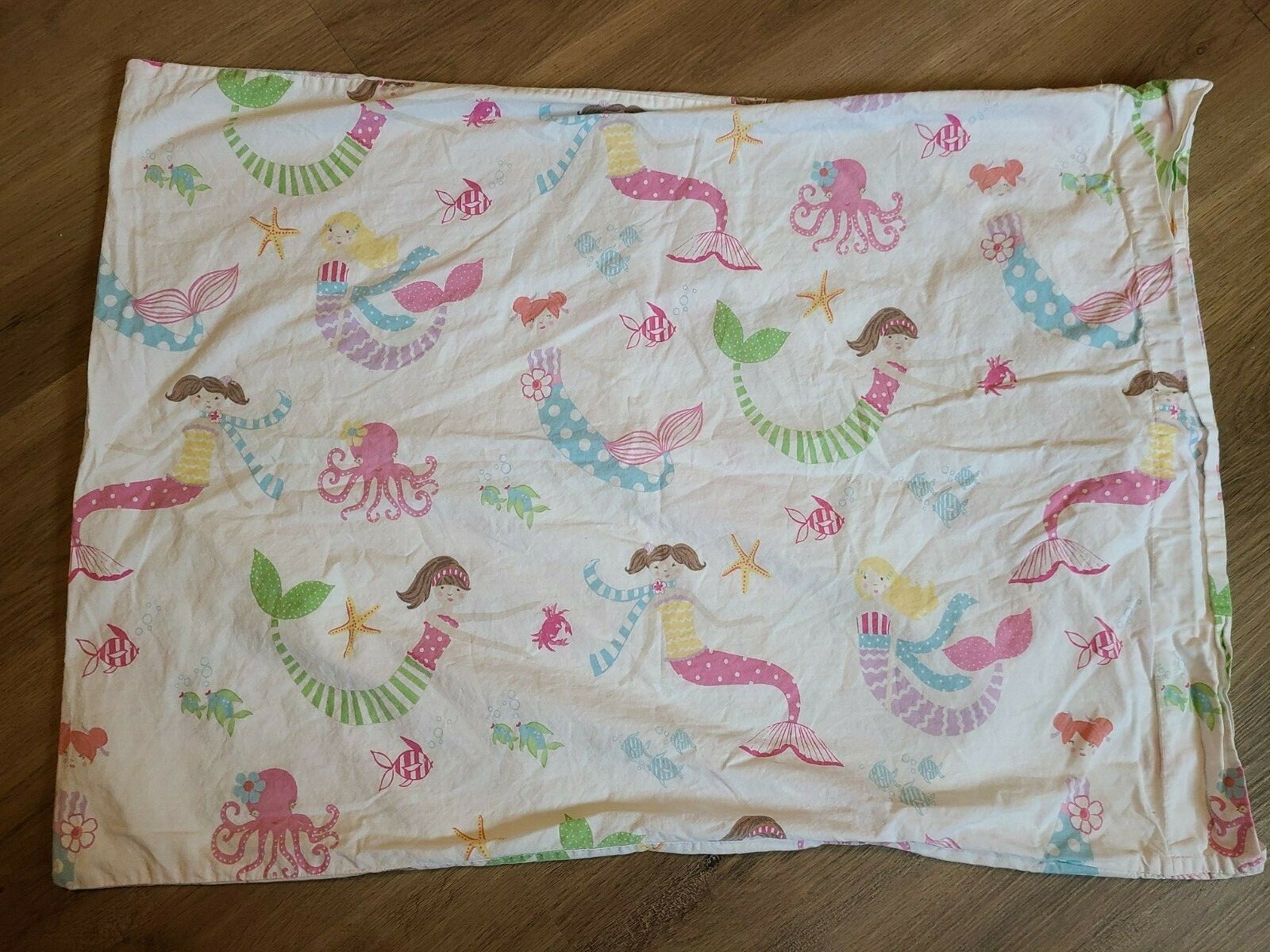 Pottery Barn Kids "Mermaids" Pillowcase