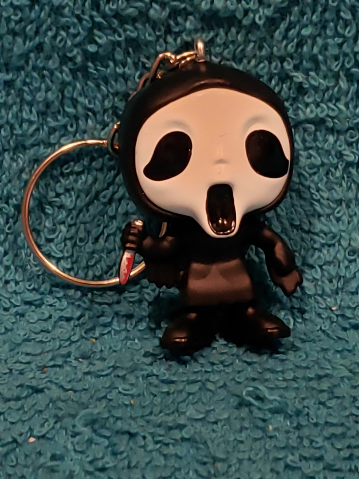 Ghostface Handmade Keychain - Scream - Horror Decor - Horror Keychain