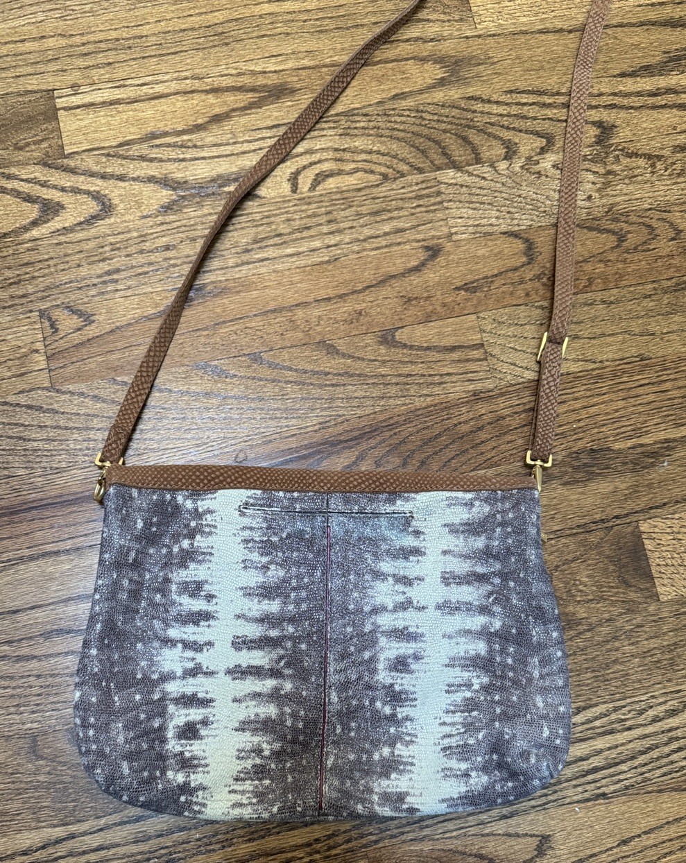 Hammitt VIP Medium Crossbody clutch spotted smoke
