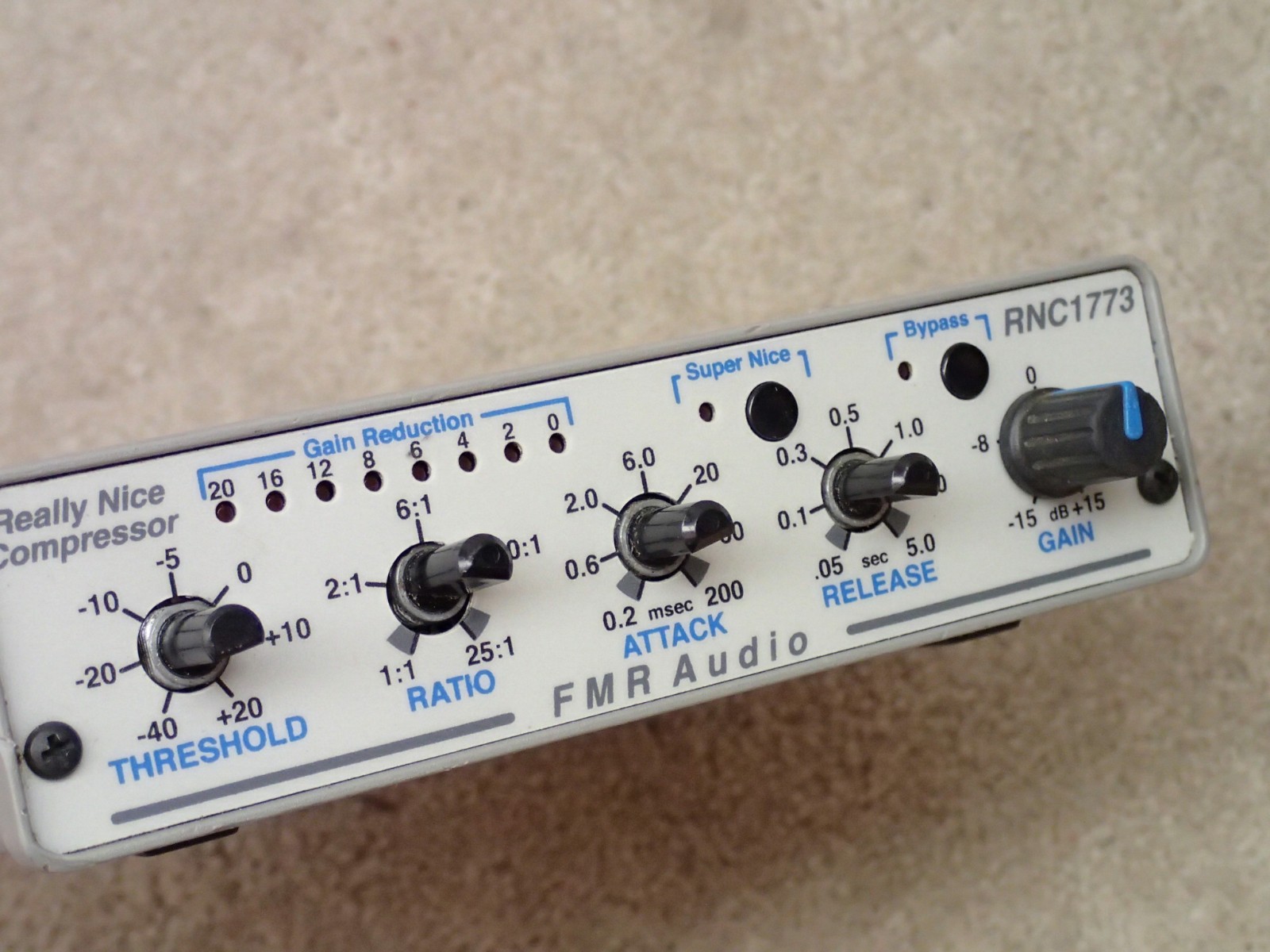 FMR Audio RNC 1773 Stereo Compressor Rough Damaged Project