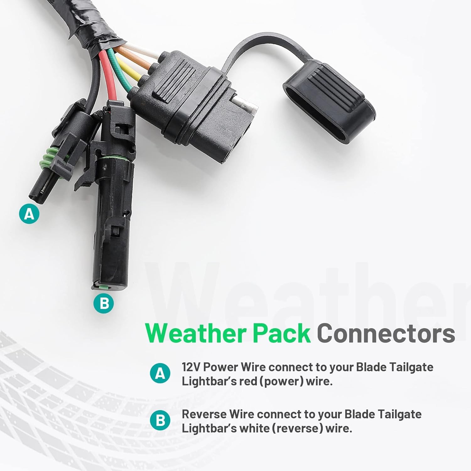 Connect Adapter for Tailgate Light Bar LED Redline Amber Turn Signal Reverse