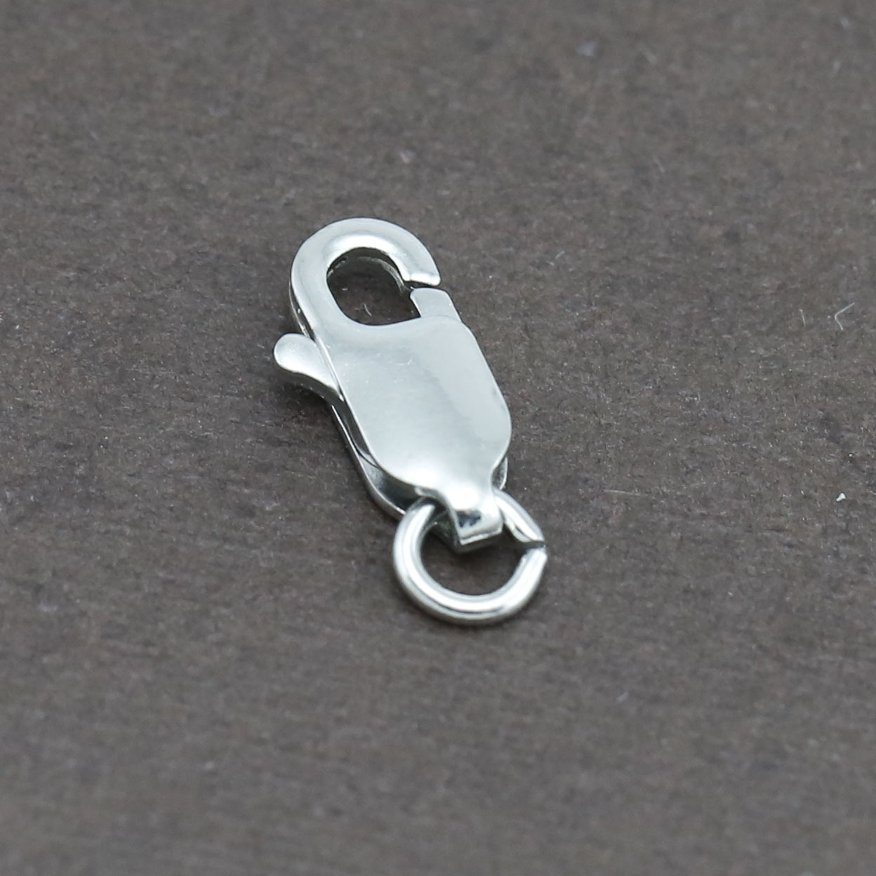 Genuine 9CT Solid White Gold Parrot Clasp 16mm Italy Made