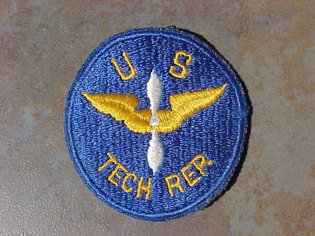 ORIGINAL WWII USAAF TECH REP PATCH