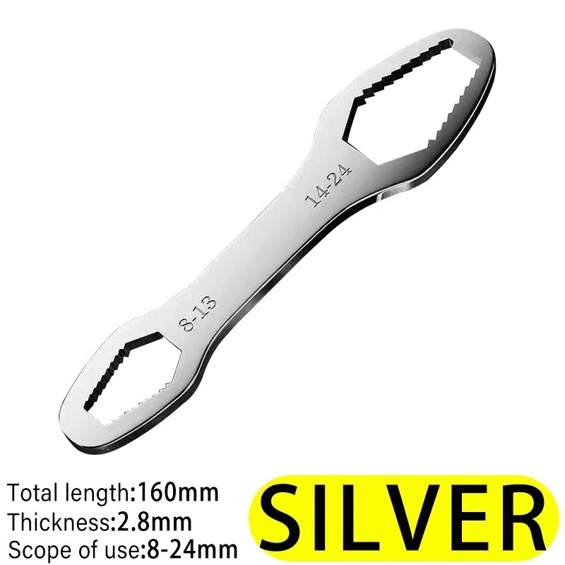 8-22mm Universal Torx Wrench Self-tightening Adjustable Both Ends Spanner Tools