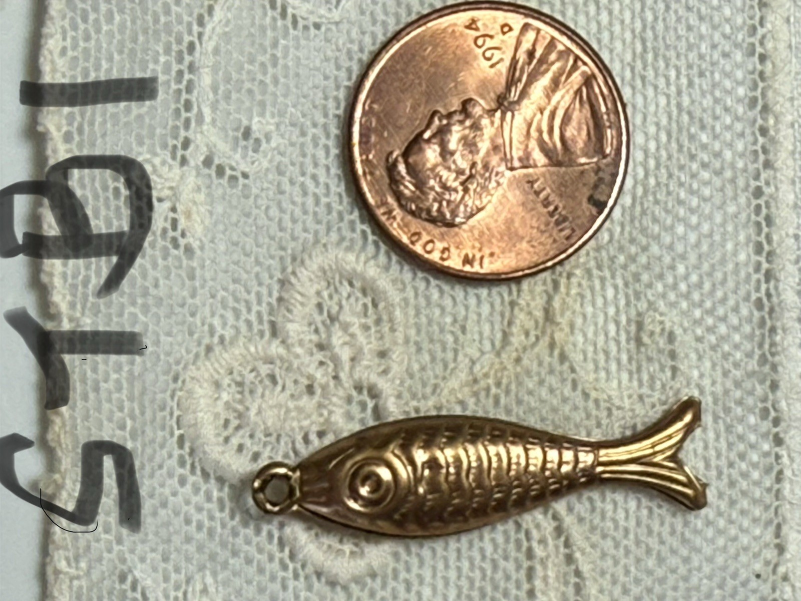 24 Raw Brass Vintage Fish Dangle Stampings