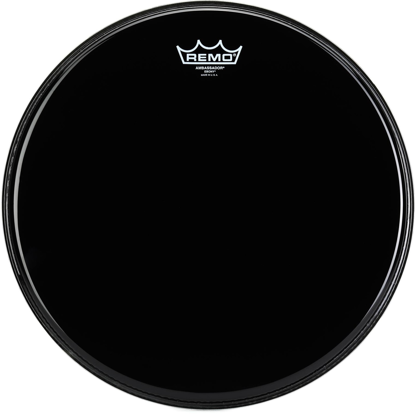 Remo Ambassador Ebony Drumhead - 15 inch (2-pack) Bundle