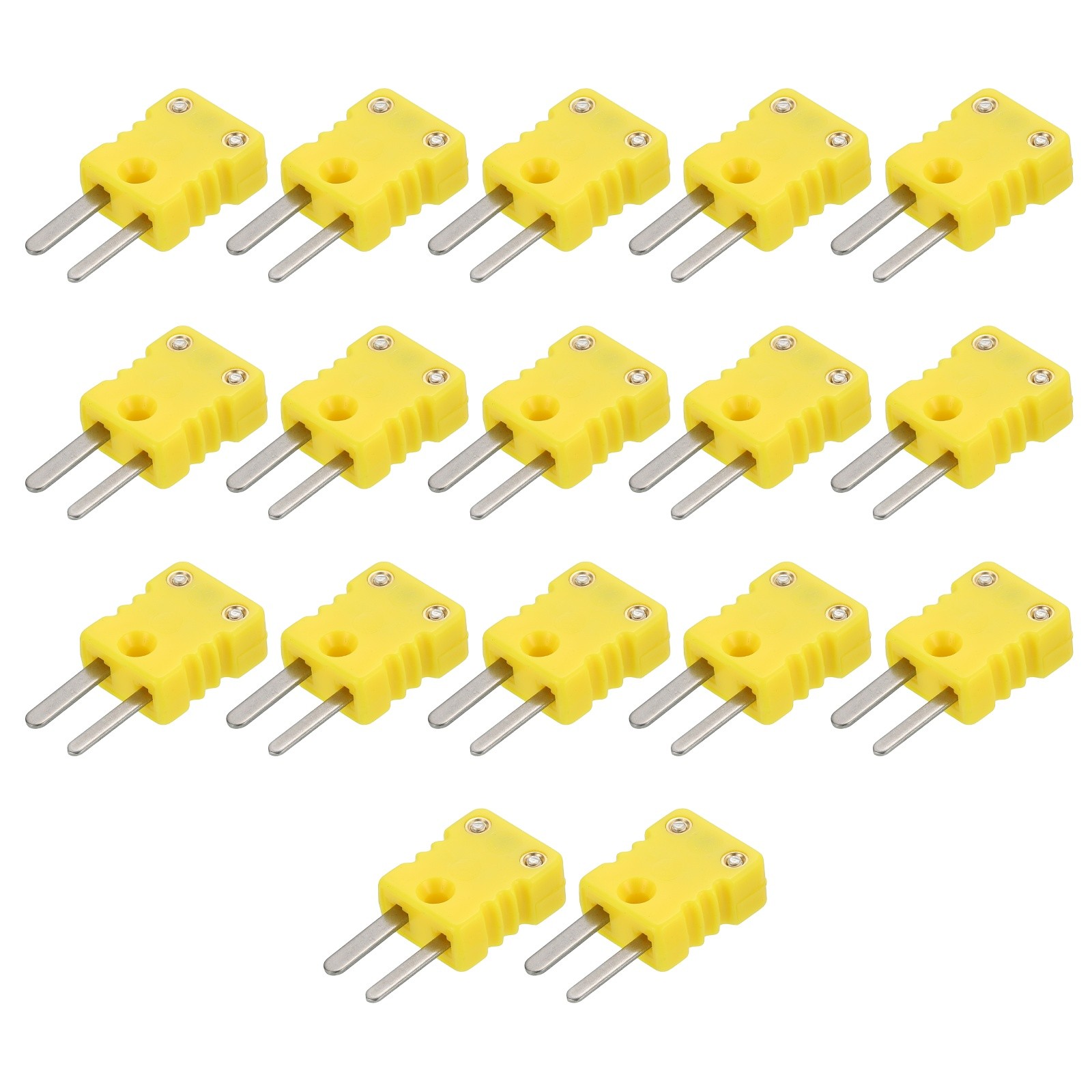 14pcs Mini K Type Thermocouple Wire Connectors Male Plug Adapter