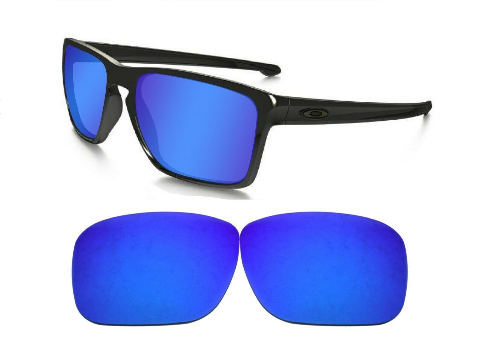 Galaxy Replacement Lenses For Oakley Sliver XL OO9341 Blue Polarized
