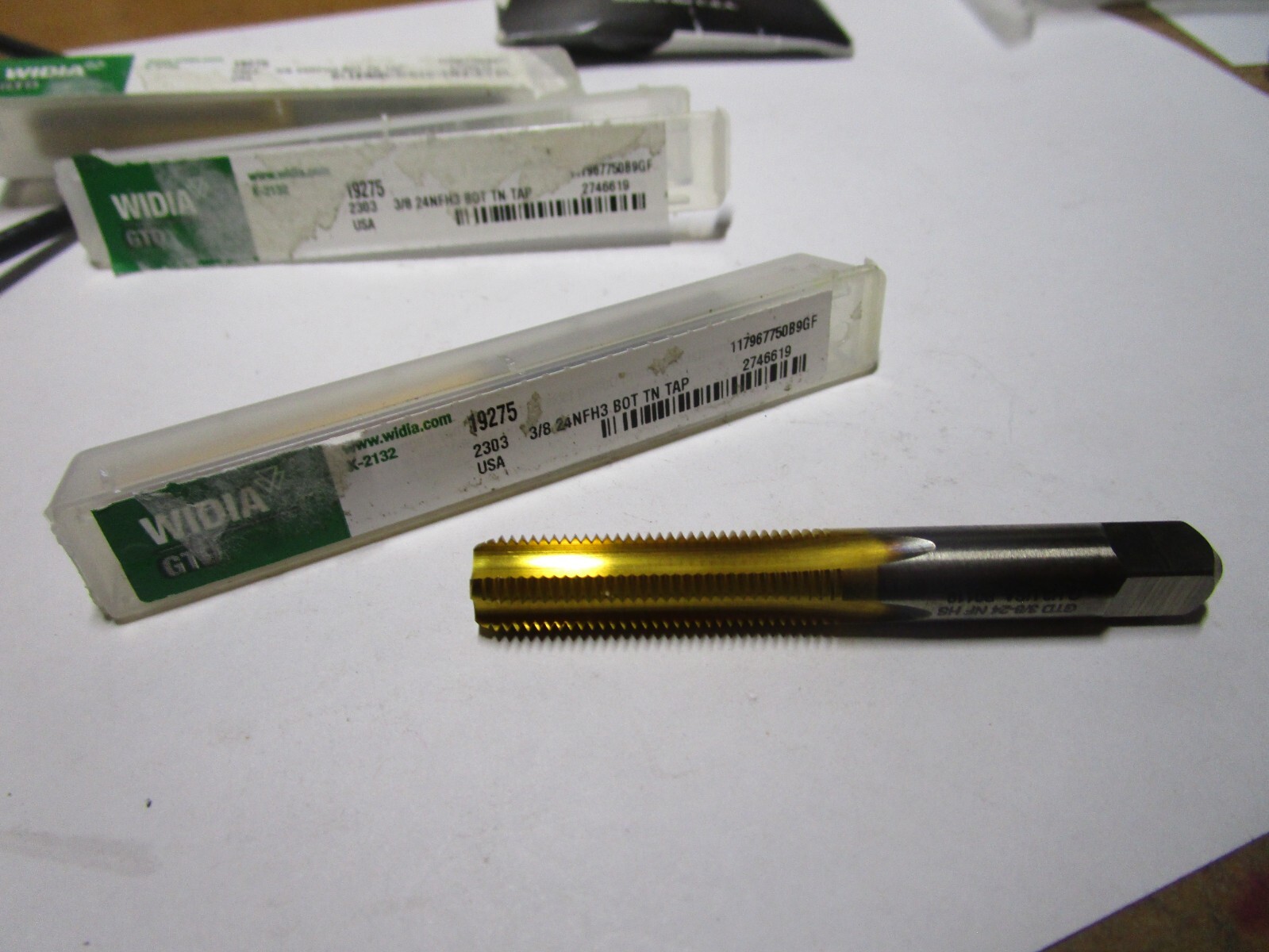 WIDIA Straight Flute Hand Tap, Bottoming, 4