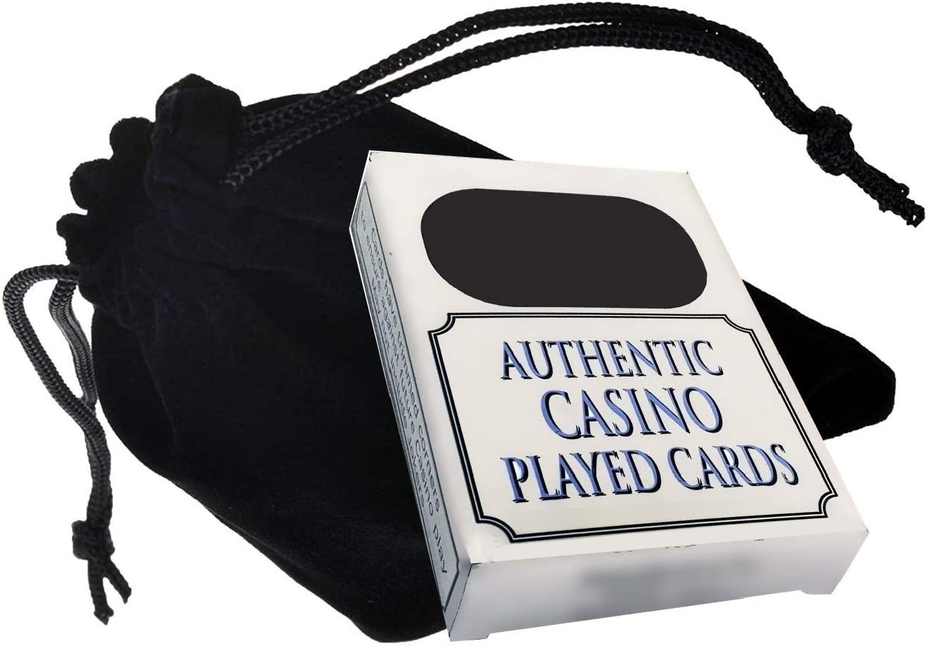 Red Rock Casino Dice Red Polished + Las Vegas Cards + Craps Poker 2-Sided Layout