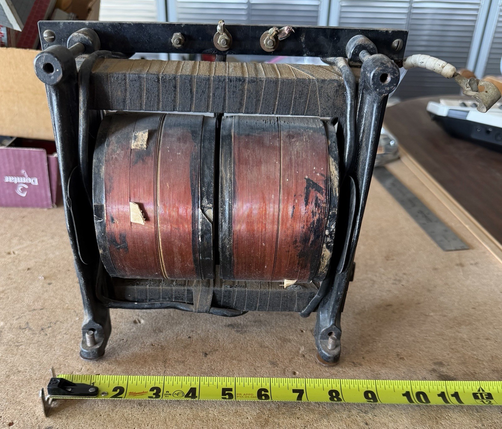 Antique 1920’s Thordarson (?) Large Open-Frame Transformer for display