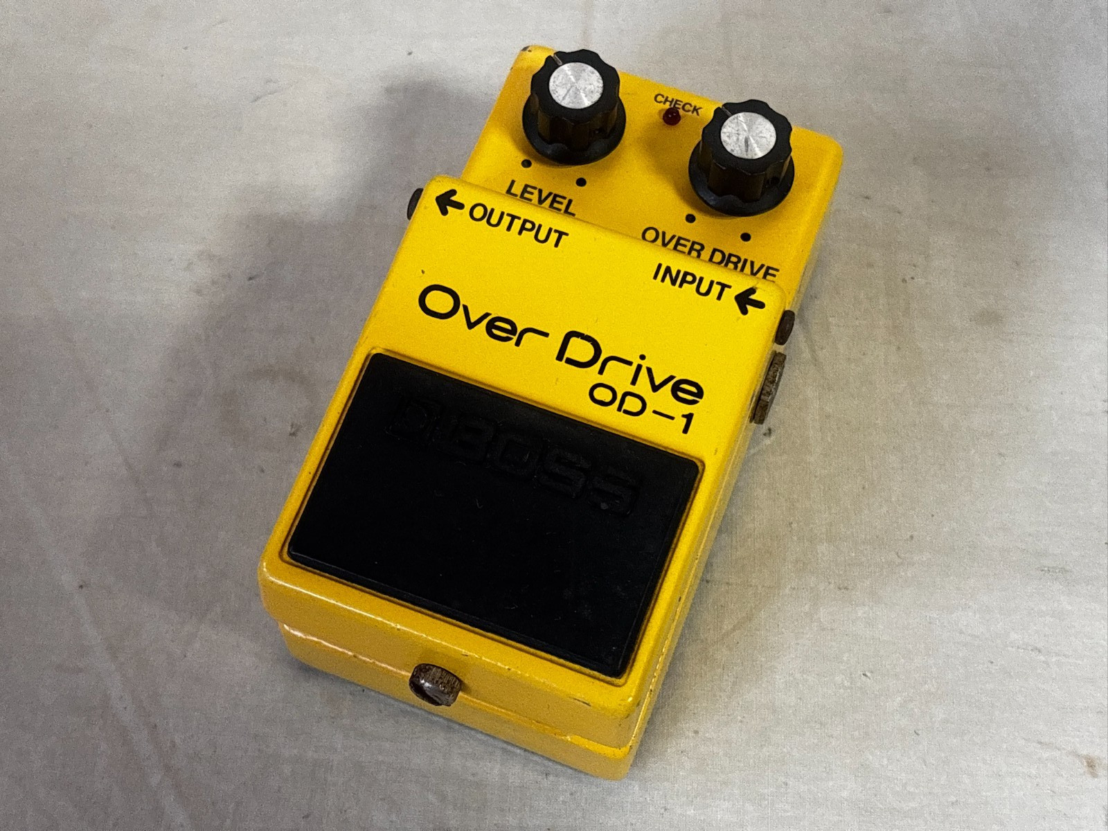 Boss OD-1 Over Drive Metal Screw JRC 4558D CHIP Made in Japan