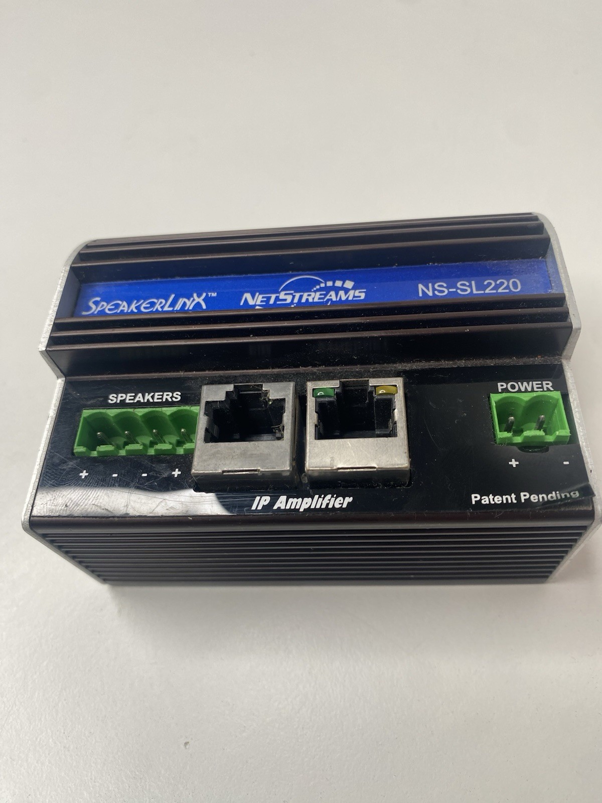 #1 NetStreams SpeakerLinX NS-SL220 Room Controller Amplifier EIM Ethernet Ports