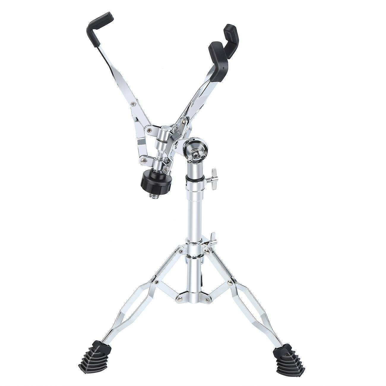 2Pack Snare Drum Stand w Sticks Holder Double Braced Tripod Stand Adjustable