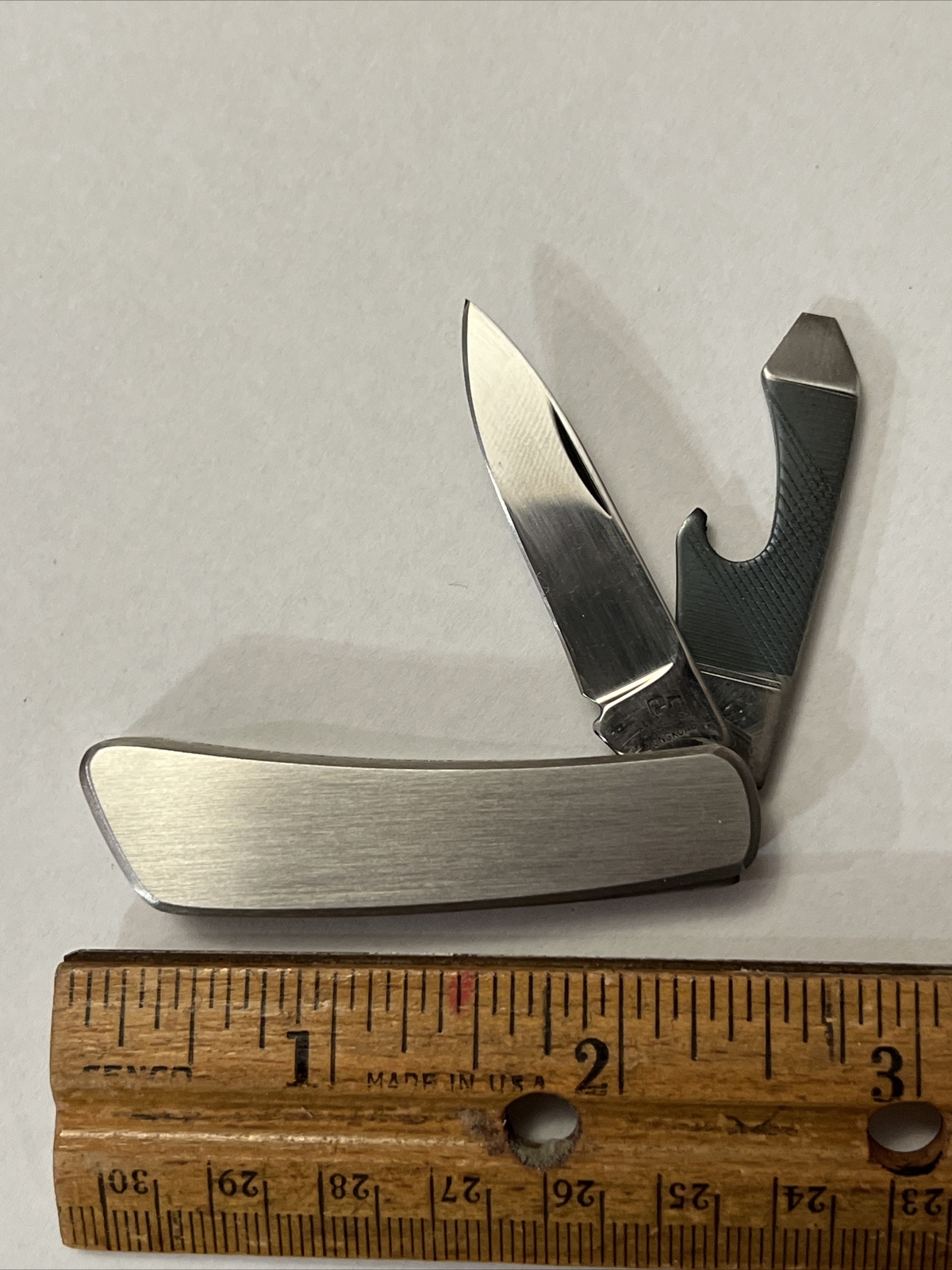 Lot of 3 2” POCKET KNIFE  & Bottle Opener - Groomsmen Gift
