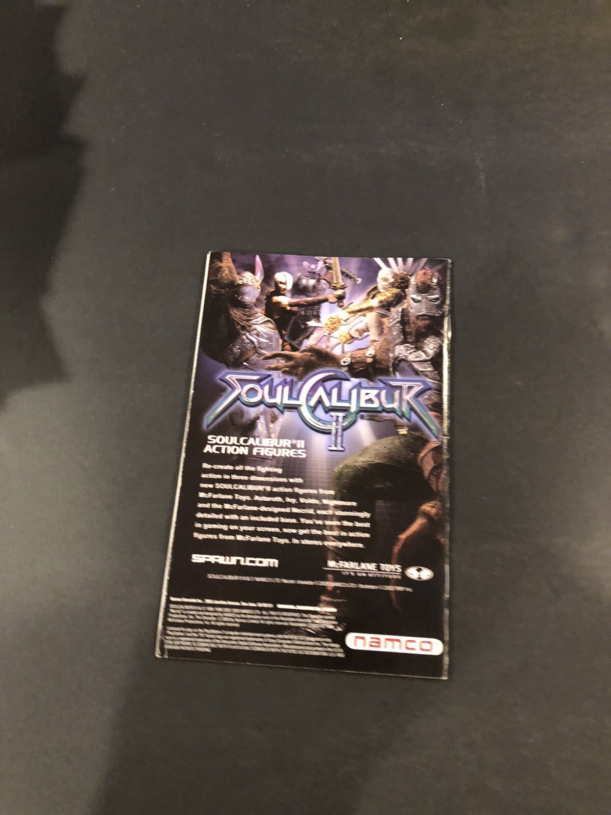 soul calibur 2 ps2 manual only